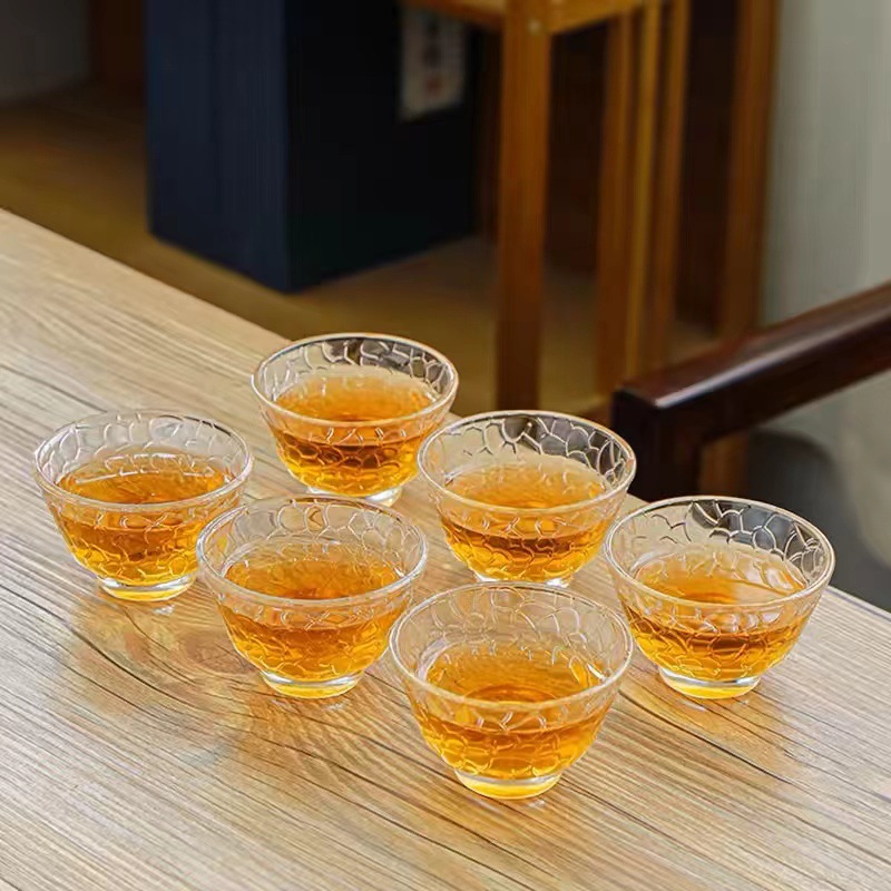 거북이 패턴 찻잔 단일 팩