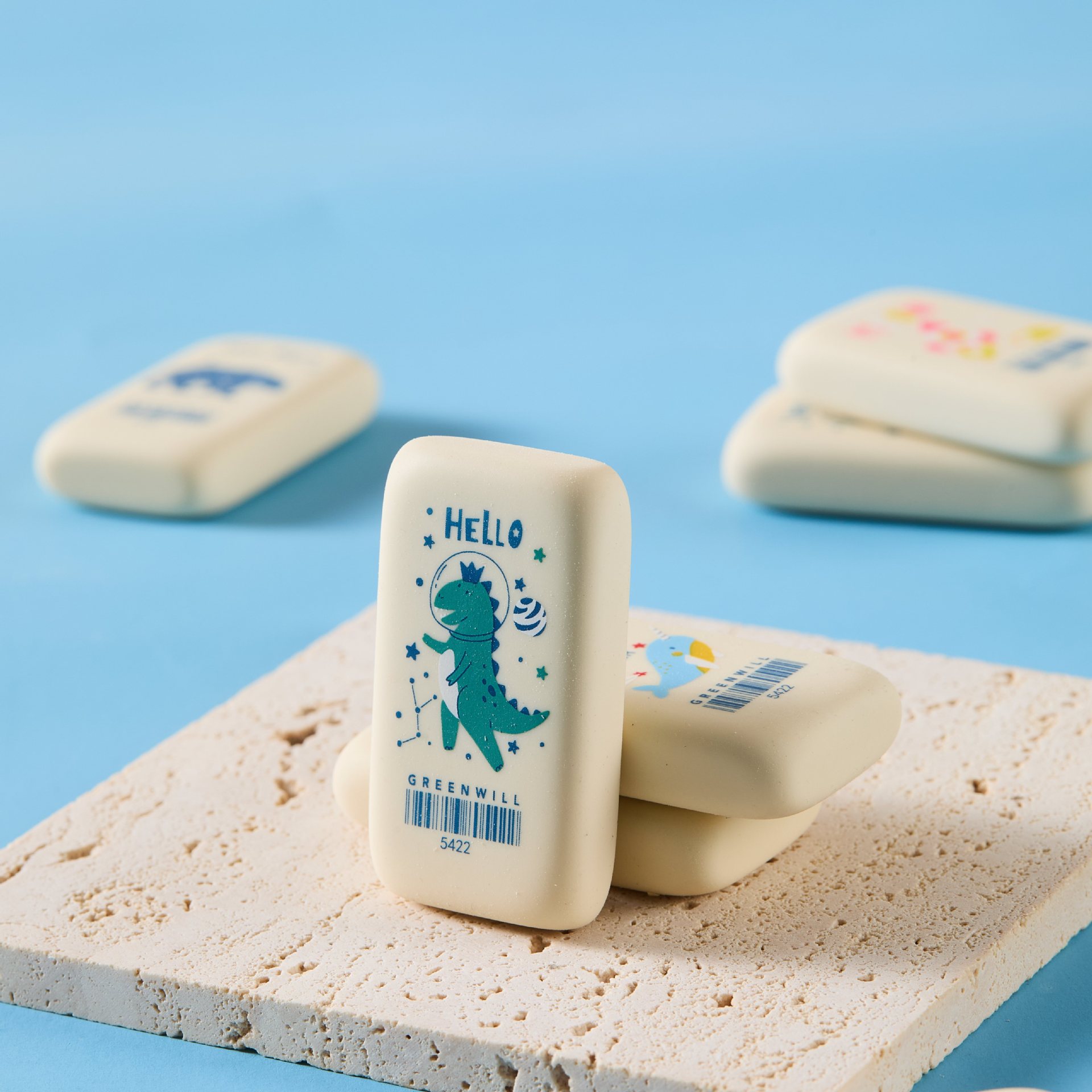 TPE dibujos animados nuevo estilo como una toallita para la piel linda sin dejar marcas, limpia el borrador de dibujo con lápiz de estudiante, elemento de arte