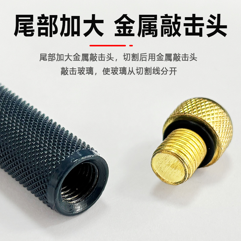 Venta directa de fábrica Cuchillo de vidrio TC-17 con rodillo Cuchillo de corte de baldosas de aleación de inyección de aceite Espejo de mano abierto