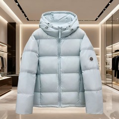 短款羽绒服女冬季2025年新款90白鸭绒连帽韩版加厚小个子面包服潮
