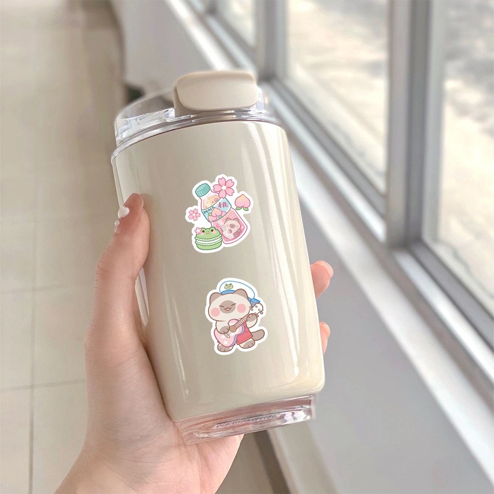 Cartoon Style, Cute Style 1 Set Cartoon Learning School Pp Synthetic Paper Adhesive Sticker Cartoon Style Cute Stickers