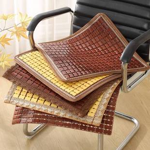 Summer Seat Cushion Ice Pad Chair Cushion Office Chair Stool Breathable Summer Mahjong Mat Bamboo Seat Cushion Cooling Pad