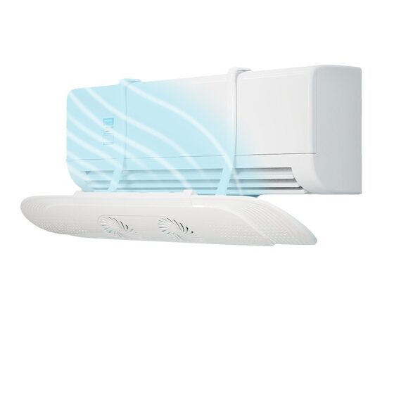 New Universal 3-Blade Hanging Air Conditioner Wind Deflector, Anti-Direct Blow, No-Installation Wall-Mounted Air Conditioner and Heater Air Guide