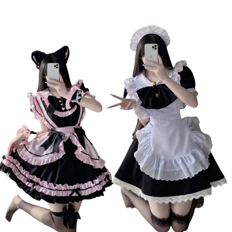 Сексуальный костюм, платье, набор, косплей, стиль Lolita