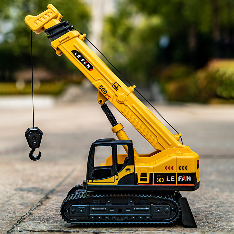 Crane toy crane children crane model simulation engineering vehicle inertia car boy crane retractable Crane toy crane children crane model simulation engineering vehicle inertia car boy crane retractable