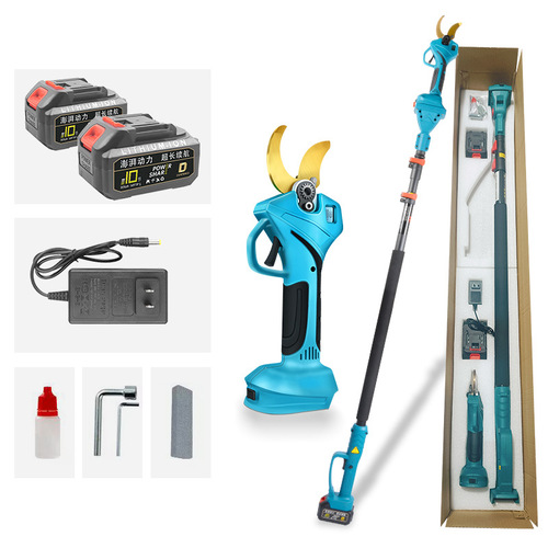 High-branch shears and high-branch saws, electric brushless telescopic extension scissors, high-altitude pruning branches, saws, tree manufacturers direct sales and distribution