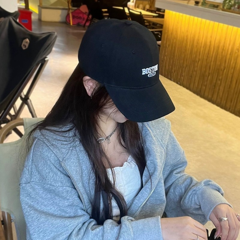 夏の日焼け止め帽子、カップル、カジュアル、トレンディな男性、多用途の文字刺繍ひさしキャップ、サンシェード、つばの広い野球帽、女性用|undefined