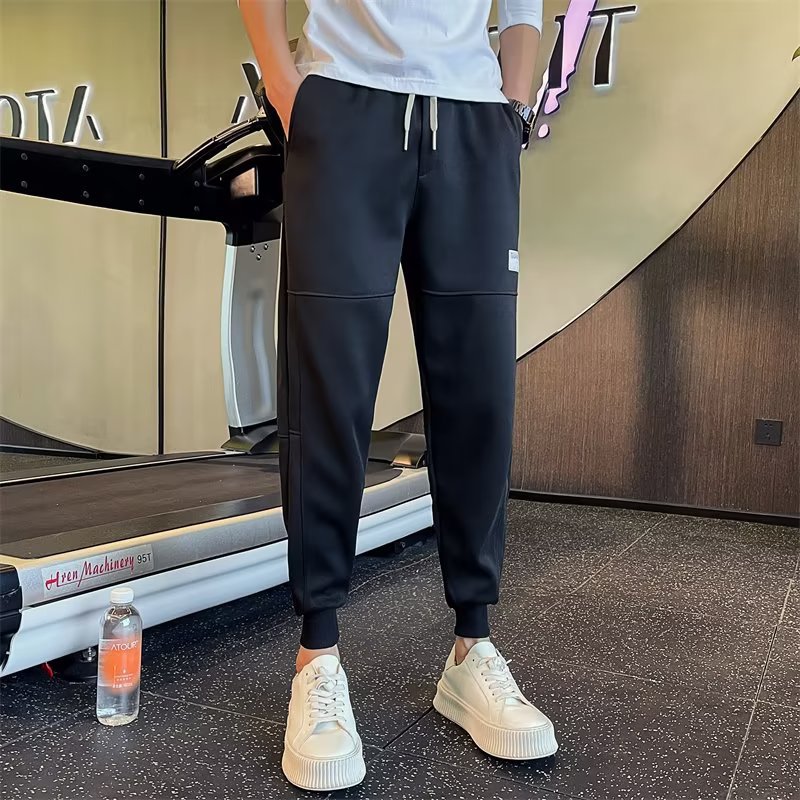 Jarní a podzimní ležérní úzká sportovní tunika Harun, módní všestranné zkrácené kalhoty - tisknutelný Tiktok Face Sheet_voghion.com