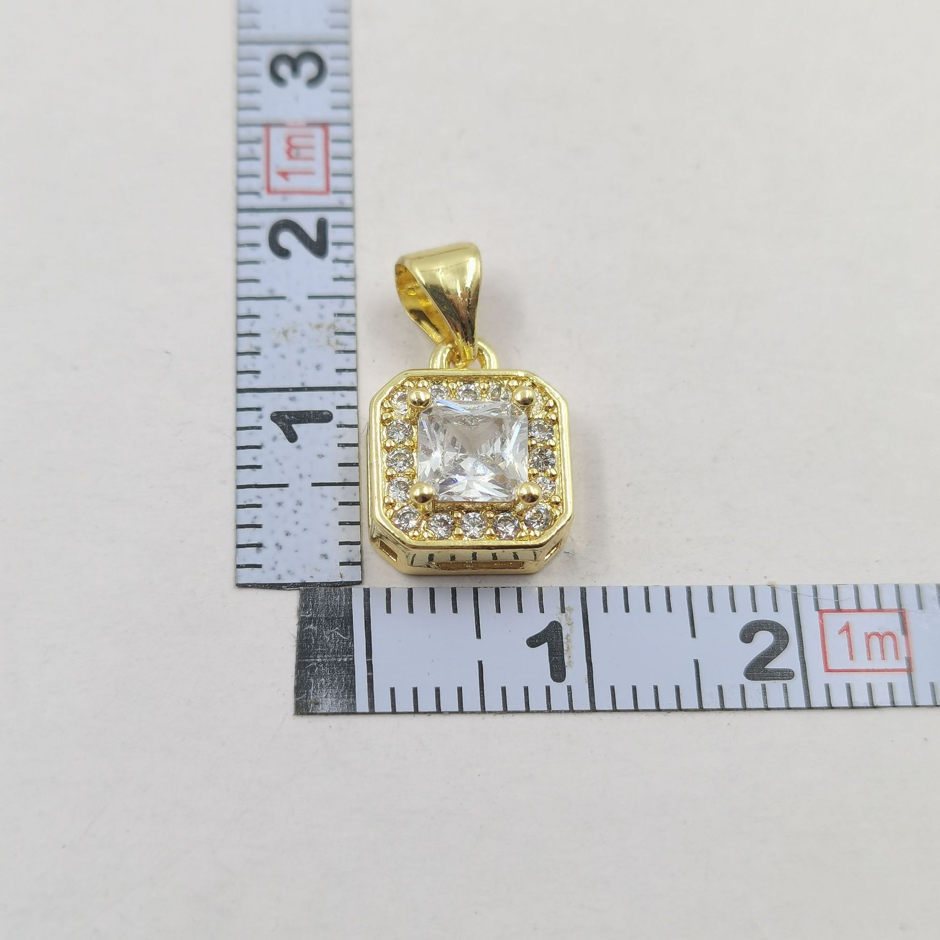 20g Weight Pendant Jewelry Making Type DIY Jewelry Accessories Classification 1 Piece Quantity Copper Material Geometric Pattern Elegant, Retro Style 1 Piece Copper Geometric Pendant 7