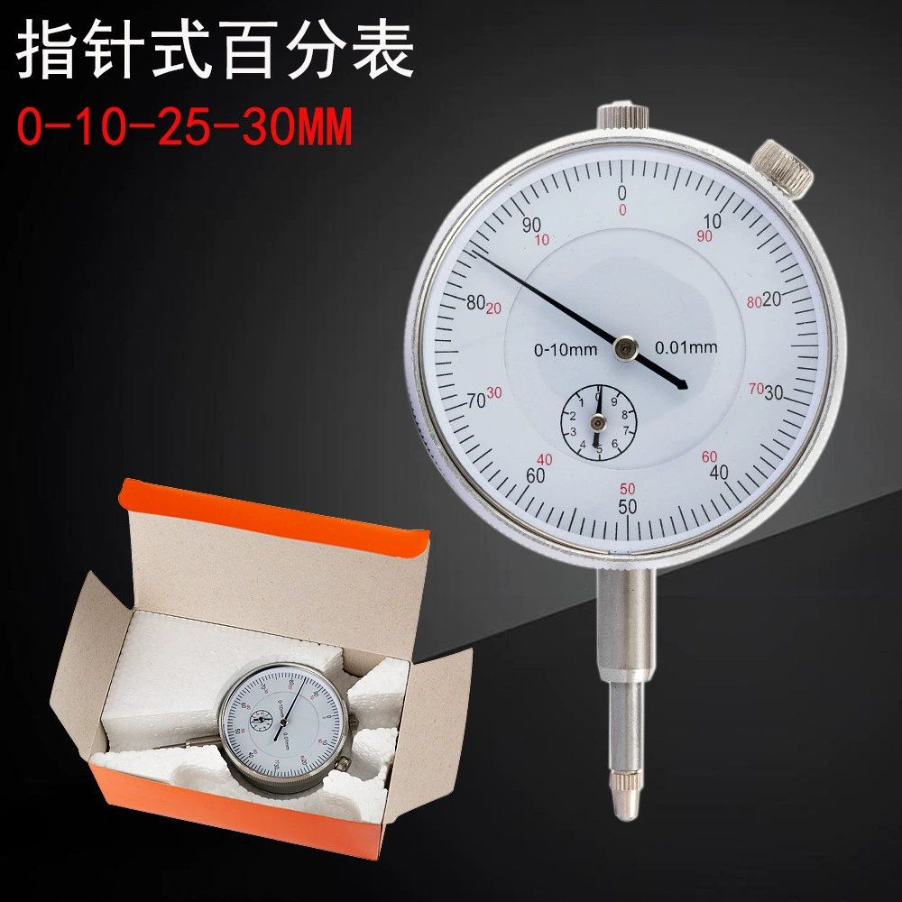 Factory Direct пакетный циферблат индикаторная головка Высокоточный Механический индикатор 0-10-25-30 мм циферблатный индикатор
