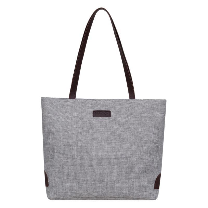 Nuevo bolso de moda de mujer, bolso de algodón y lino, bolso de hombro retro de gran capacidad, bolso de mano casual universal