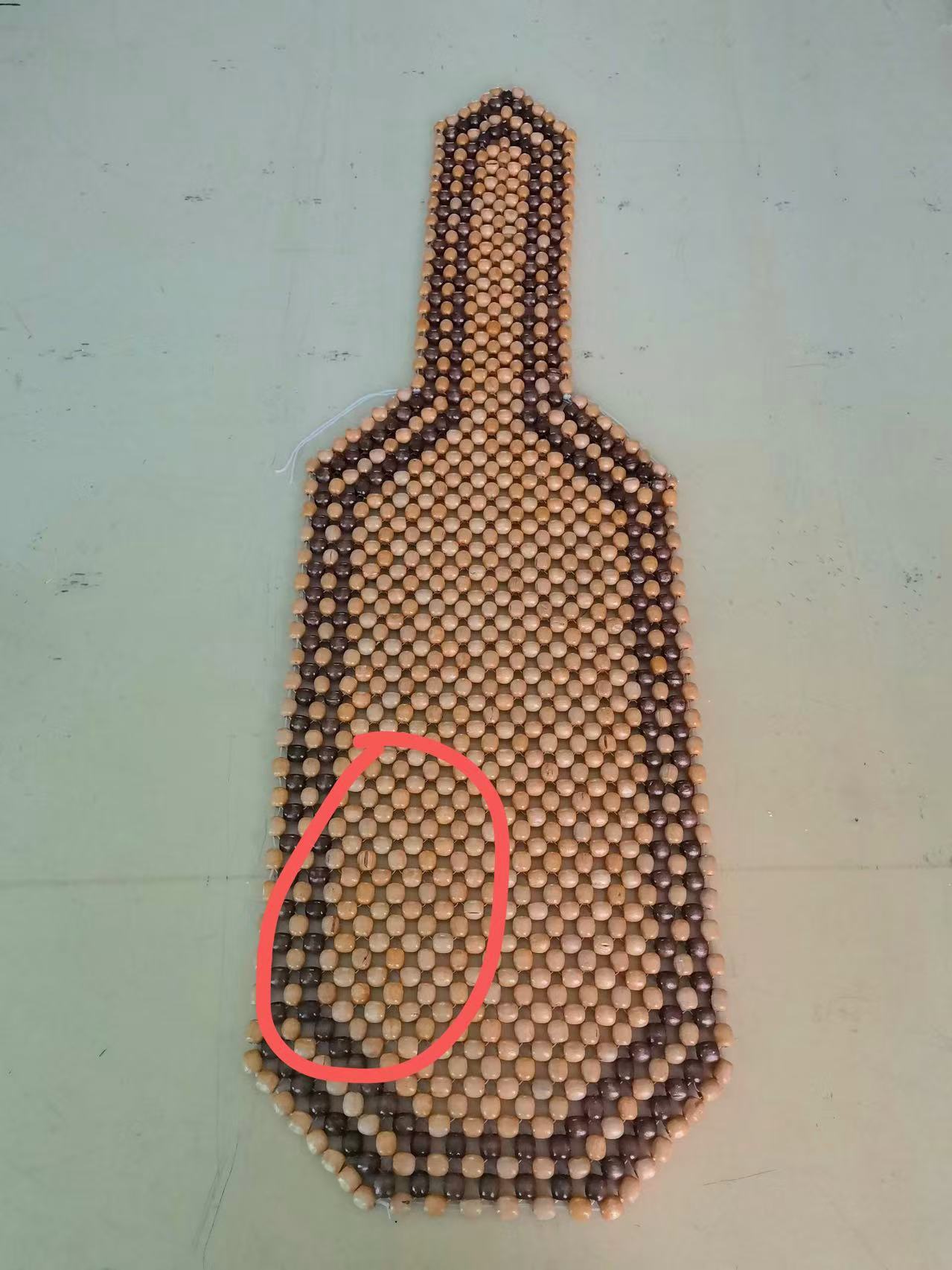 Factory Wholesale Summer Wooden Beads Car Cushion Breathable Massage Cushion Export Wooden Beads Breathable Car Cushion