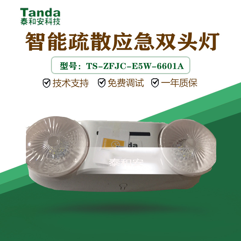 泰和安TS-ZFJC-E5W-6601A智能疏散应急双头灯集中电源应急灯36V