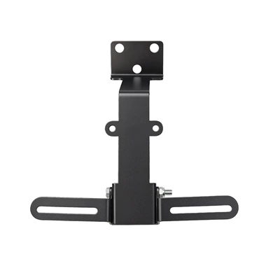 Suitable for Niu Fxt Rear License Plate Bracket, Upper Movable Fixing Bracket, Fs Rear License Plate Holder, Original Vehicle Direct Installation Modification Parts (Electric vehicle license plate frame) - fxfxt-license-plate-upward-bracket-black-installation-screws-included