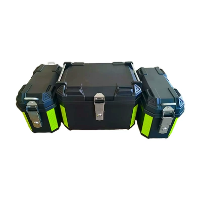 Electric car tail box – Waterproof, Thickened and Drop-Resistant - three-box-model-black-bare-box-25l47l-tailstock-model-integrated-bracket