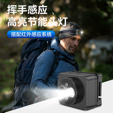 D8头戴式头灯巡检记录仪运动相机1080P摄像头感应开灯照相机广角