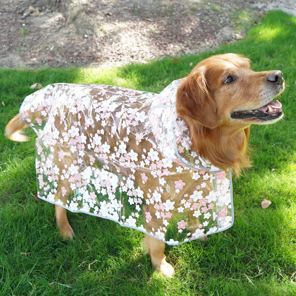 Pet dog raincoat cloak Corgi Shiba Inu Teddy French Dou…