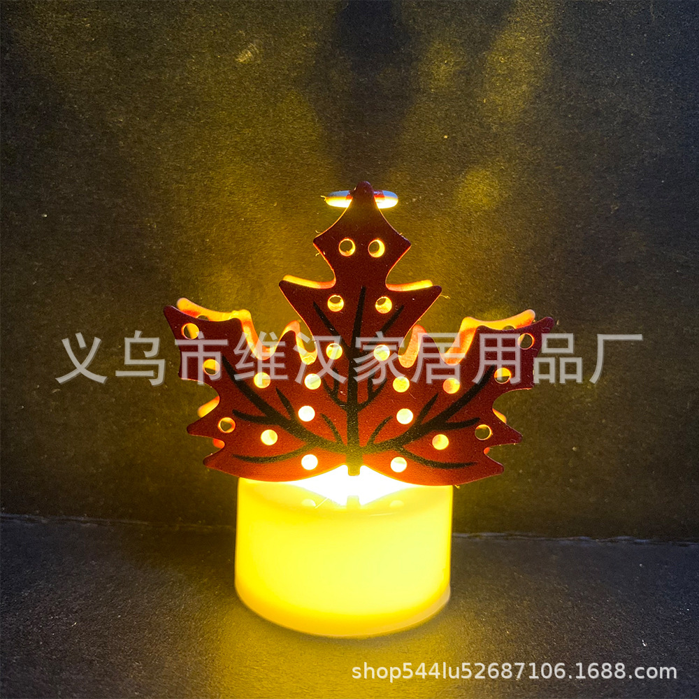Vela Electrónica LED de Navidad de Hierro con Luz Cálida para Decoración de Noche image 22