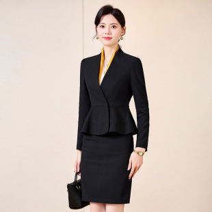 Suit suit Beauty Salon Medical Beauty Club Hotel Front Desk Business Dress Dress Gold Jewelry Shop Work Dress Female