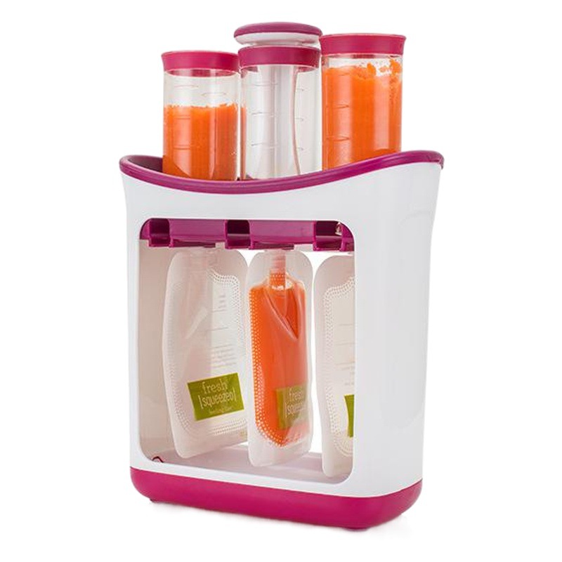 Cross-Border Baby Food Puree Squeezer, Manual Dispenser, Baby-Specific Kitchen Juicer