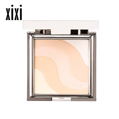 Xixi Gentle and Flawless Setting Powder, Multi-Use Concealer, Powder, Compact, Long-Lasting, Waterproof, Oil-Controlling, Contour Powder, loose Powder