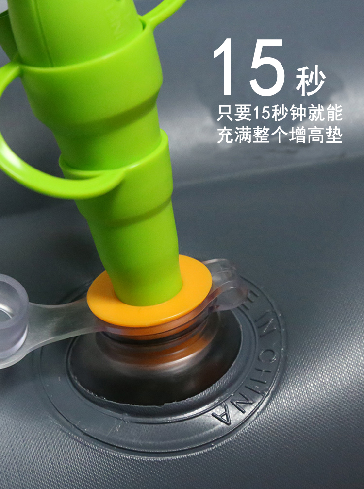 Car inflatable bed, SUV air mattress for the back seat, sleeping pad, portable bed sleeping pad for the rear seat, height-increasing cushion
