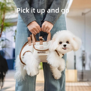 Cross-Border Dog Bag, Portable Breathable Traction Backpack for Outings, Can Be Carried by Hand, Can Be Carried Cross-Body, Cat and Dog Pet Carrier Artifact