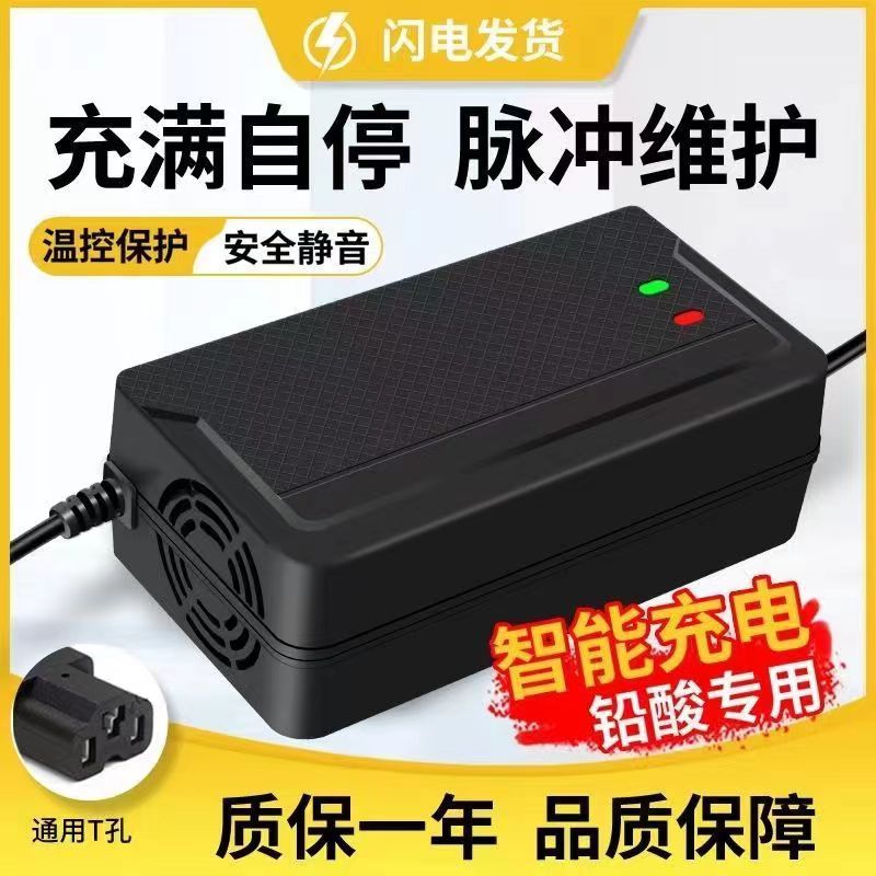 二轮三轮通用电动车电瓶车充电器48V12ah32ah38AH45AH60V20AH72伏|undefined