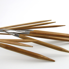 竹子钢丝环形棒针编织手工工具毛线编织钩针织毛衣围巾毛线针别针