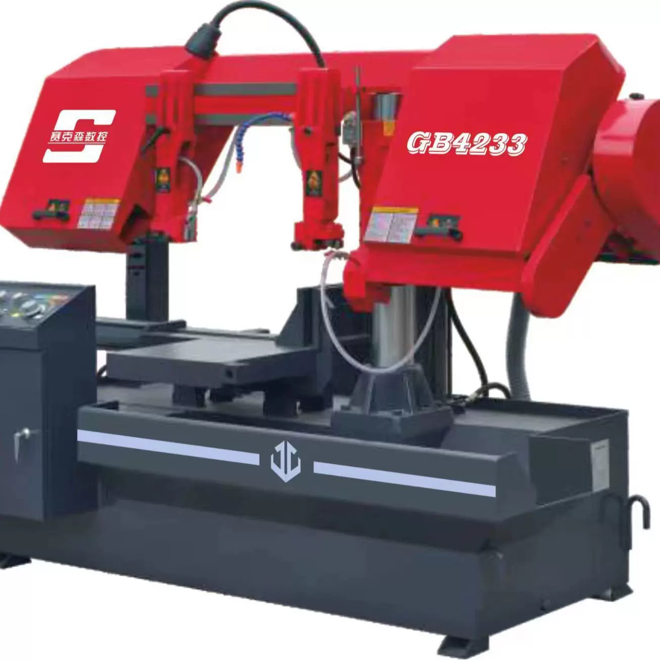 金属数控带锯床 GB4233 数控锯床 卧式带锯床 液压半自动金属