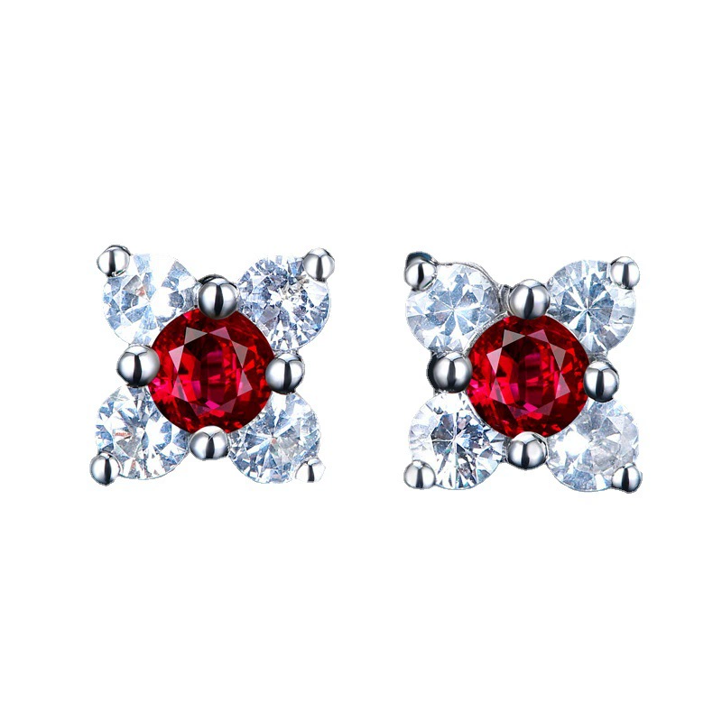緻荣 Zirconium, серьги, Aliexpress, цветущие, европейский стиль