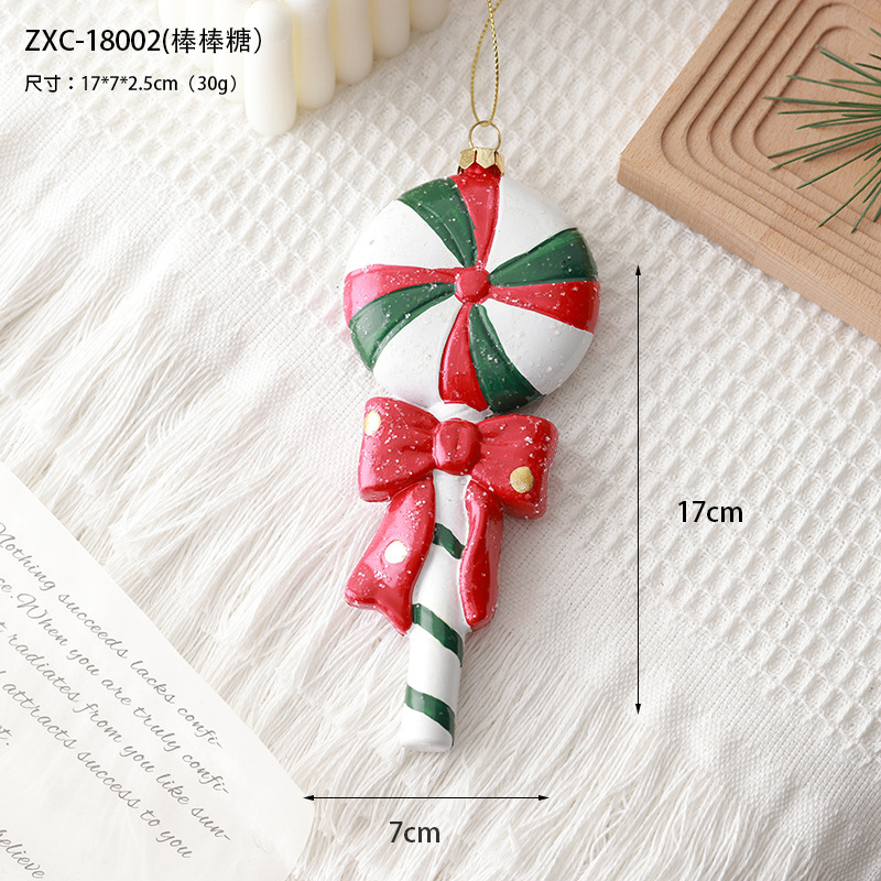 Buscando madera nueva guirlanda de Navidad donuts pan de jengibre hombre casa regalos de vacaciones juguetes accesorios suministro transfronterizo