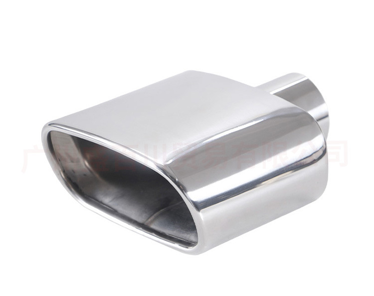 Suitable for BMW X5 E53 E70 F15 tailpipe modification, 35i sport model square stainless steel exhaust tip