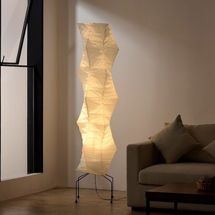 Decorative Paper Lamp Wabi-Sabi Style Living Room Bedroom B&B Designer Lamp Atmosphere Modern Rice Paper Japanese Floor Lamp