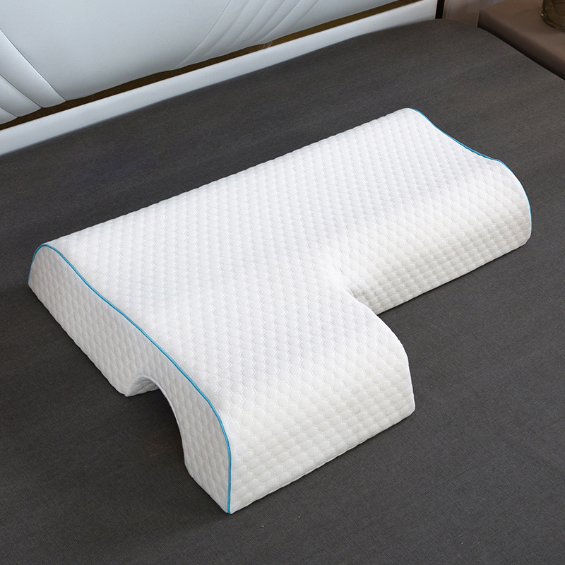 almohada de pierna de algodón de memoria en forma de corazón para mujeres embarazadas que levan piernas para dormir almohada de lado para dormir lentamente rebote amor pierna almohada especial para piernas