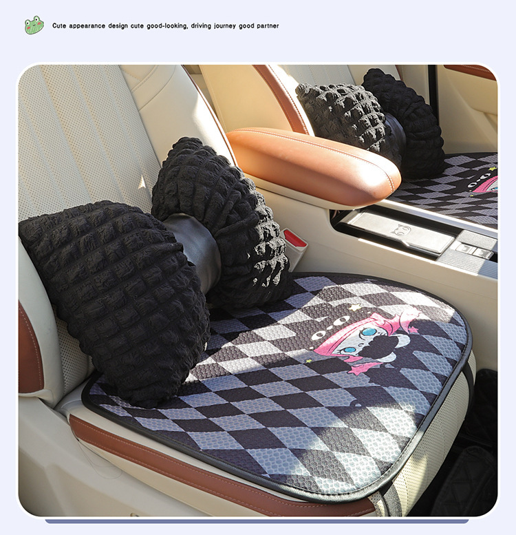 24 New Four Seasons Universal Cartoon Bubble Mart Honeycomb Mesh Multi-piece Car Seat