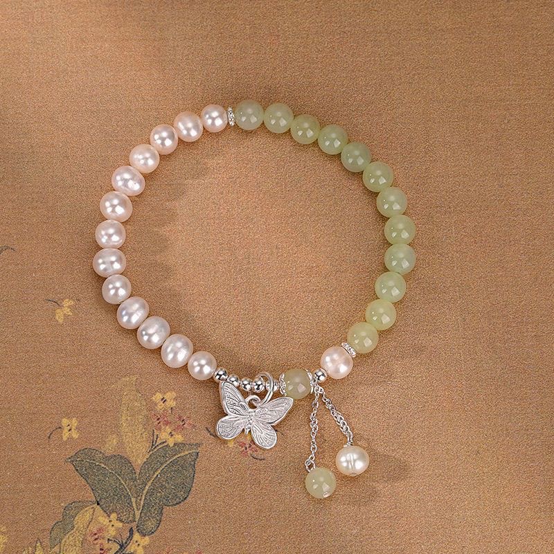 Armband mit Erdbeer-Kristallen für Damen – ein echter Hingucker! Glücksbringer-Armband mit Pfirsichblüten-Motiv, das zum Erfolg und zur Karriere beiträgt – das perfekte Geschenk für_voghion.com