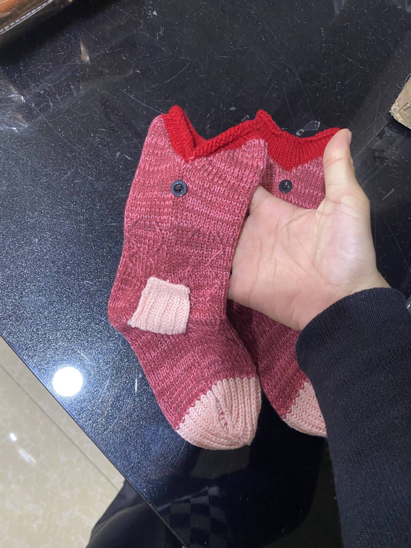 어린이 붉은 잉어 양말