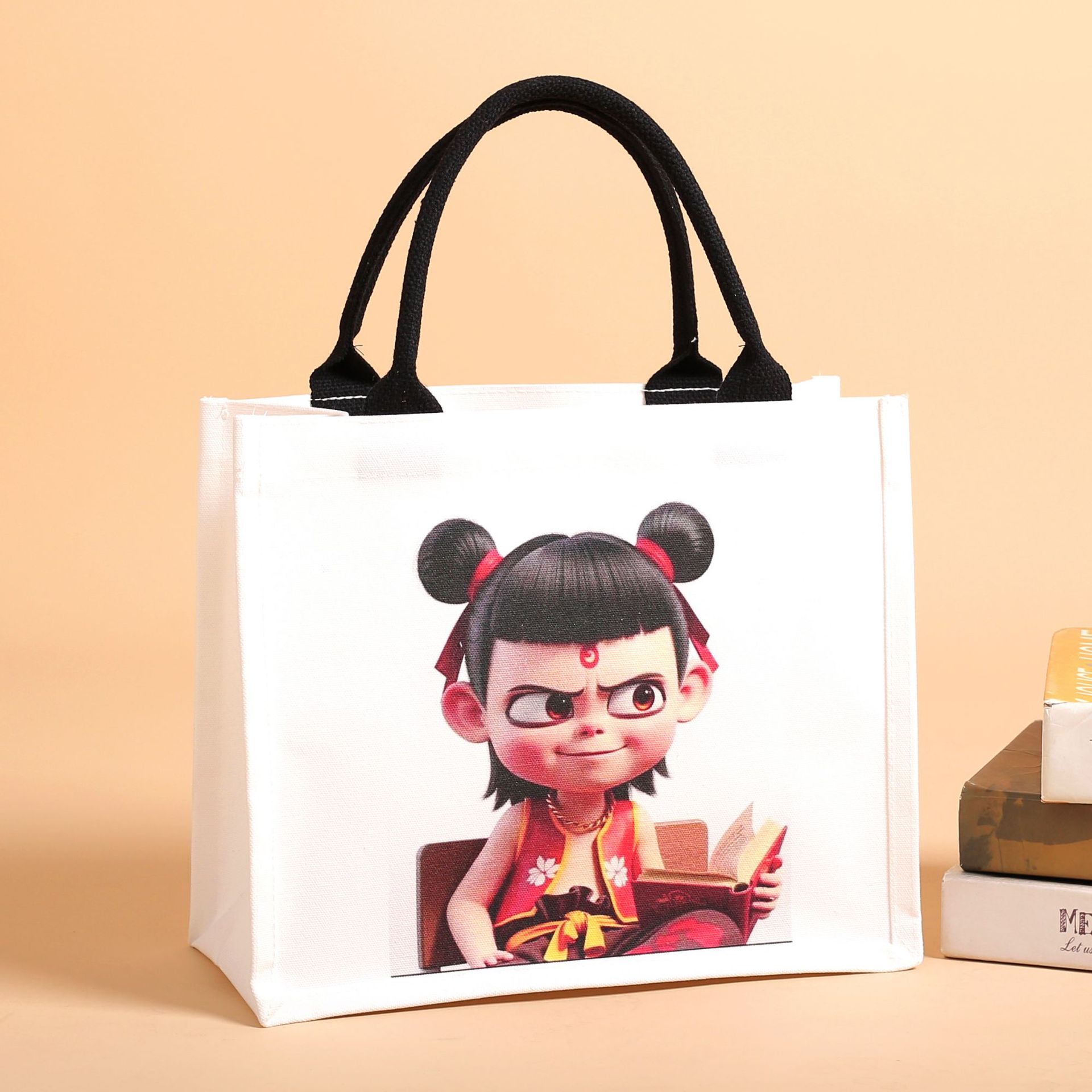 小学毕业季哪吒帆布袋手提包伴手礼礼品袋生日周岁毕业零食托特包