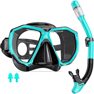 diving goggles suit snorkeling suit tempered glass diving goggles full dry breathing tube suit adult