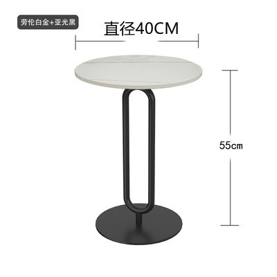 직경 40cm [로렌 플래티넘 + 블랙 프레임]