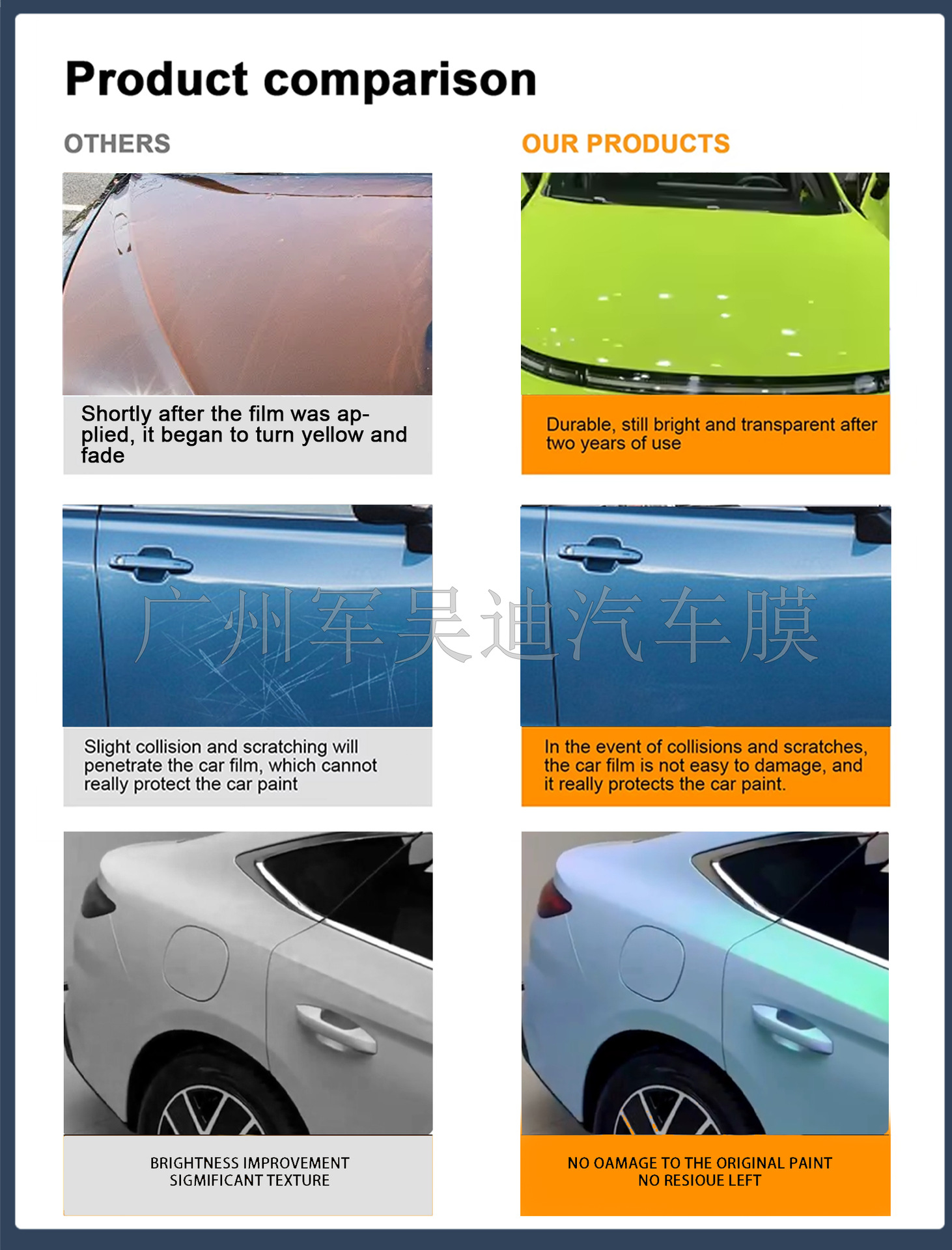 Cross-Border Pet Electro-Optical Metal Deep Sea Blue Color-Changing Film Car Paint Protective Film Full Car Color-Changing Protective Film
