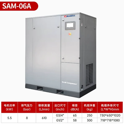 Hanbell Silent Oil-Free Scroll Permanent Hava kompressorları - 55kw-deposit