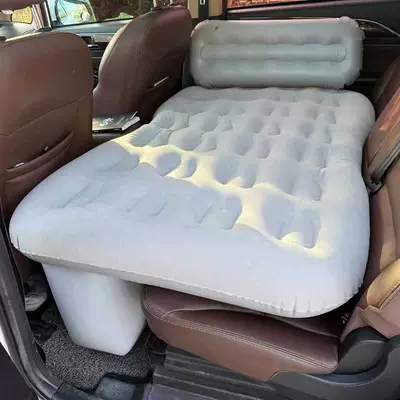 the Back Seat, Vehicle-mounted inflatable bed - all-in-one-automatic-charging-and-discharging-battery-gray
