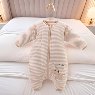 Factory wholesale color cotton split -leg sleeping bag baby kick anti -kick was air -conditioned by infant children sleeping bag baby autumn and winter sleeping bag
