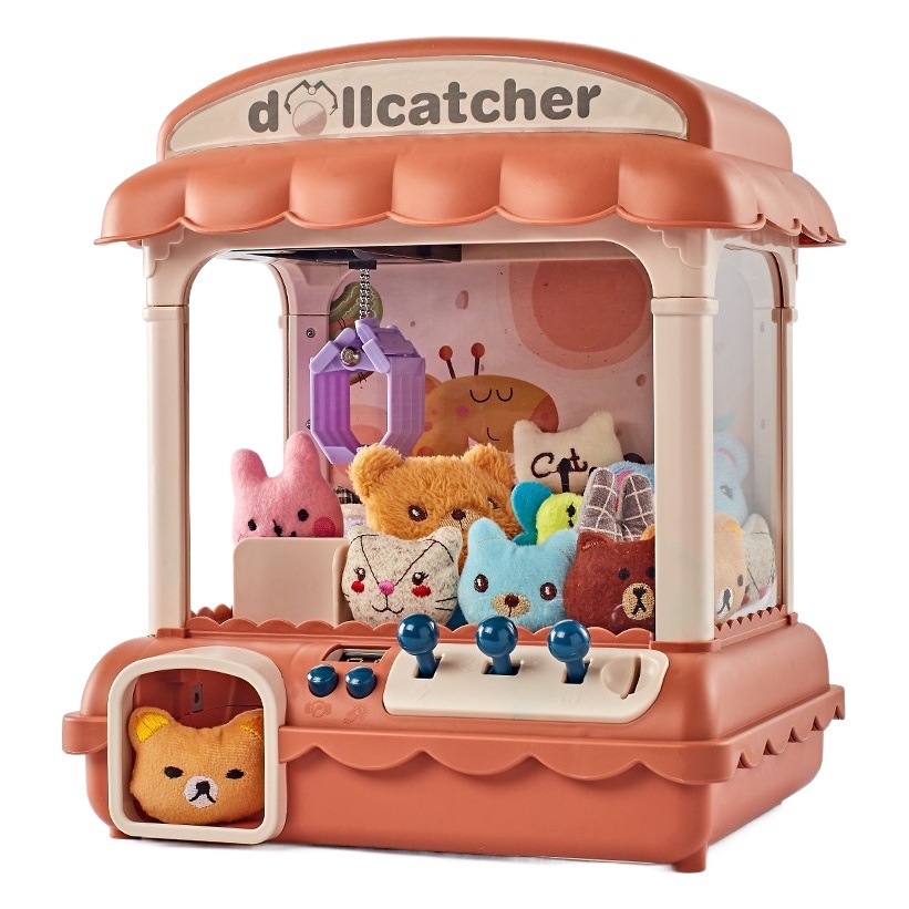 Tiktok mismo estilo muñeca infantil máquina de captura de monedas clip eléctrico muñeca máquina de dulces máquina de juego educativo Chenghai