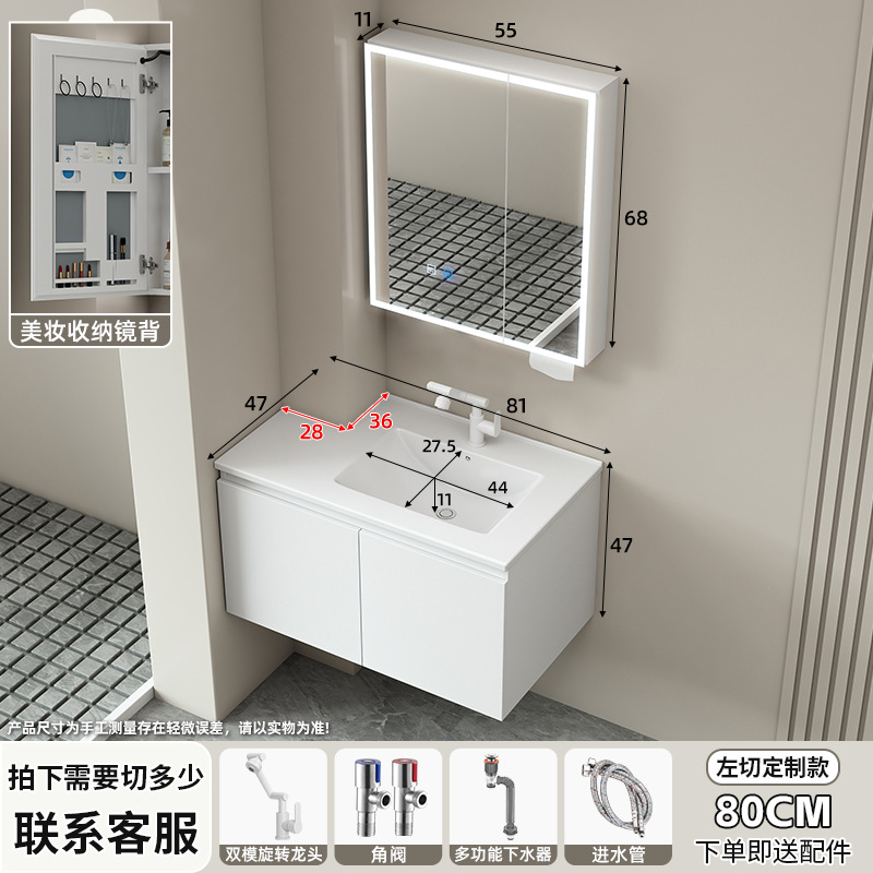 Ángulo cortado panal de abeja gabinete de baño cerámica integral lavabo de forma especial tamaño de inodoro envase lavabo de columna de tubo