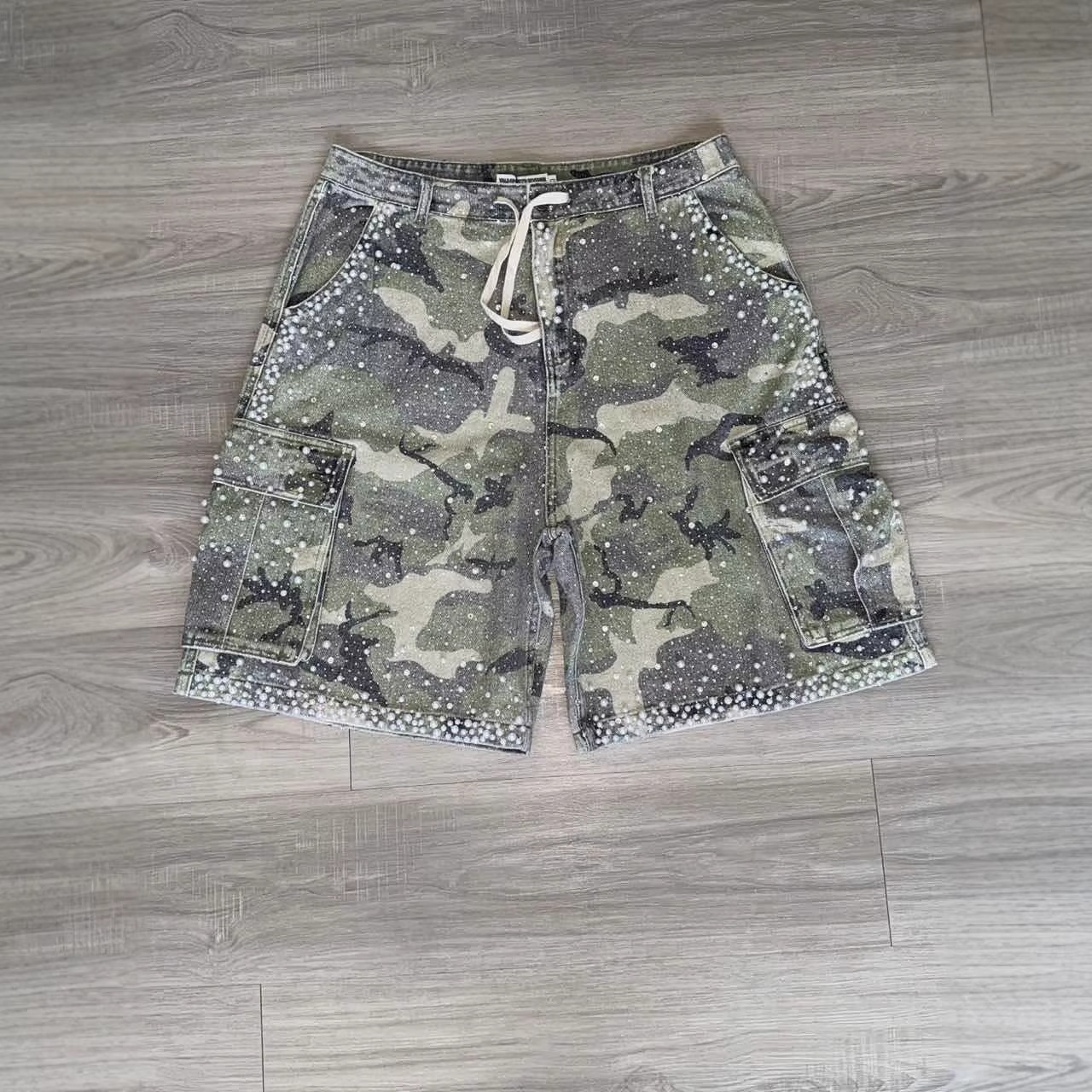 Other Cargo Shorts Rhinestone Camo