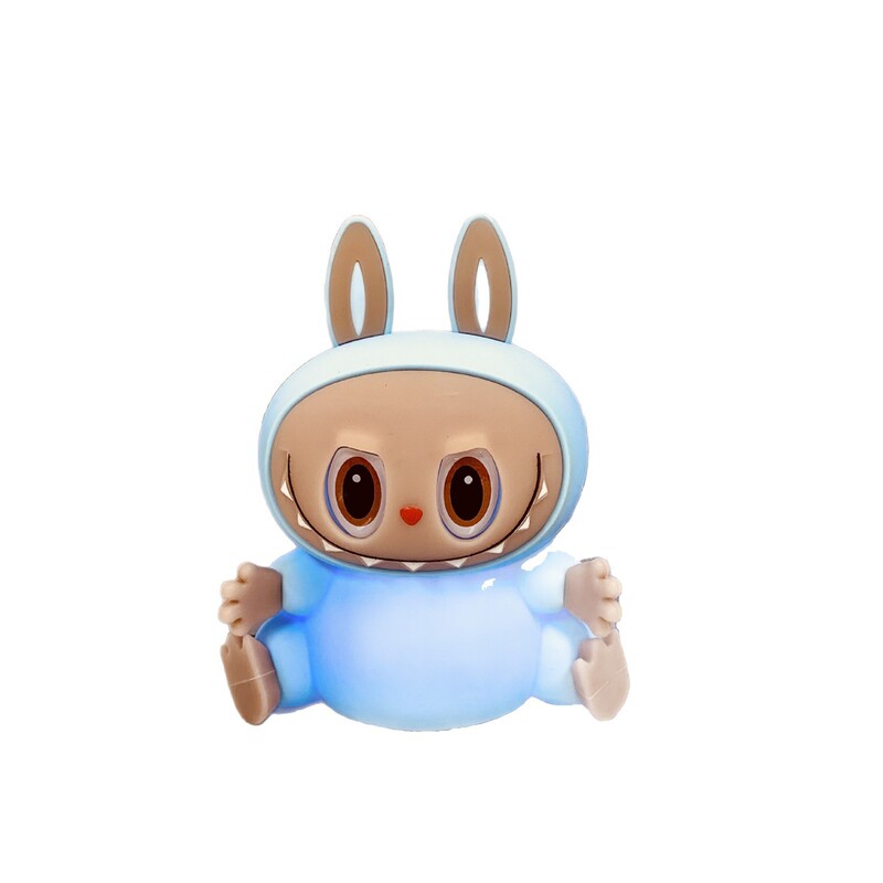 Labubu パットライト充電式シリコン寝室睡眠ベッドサイド睡眠雰囲気ライト人気のナイトライト|undefined