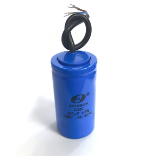 CD60启动电容器200uf 450vac全新原装 水泵吊扇电机启动电容